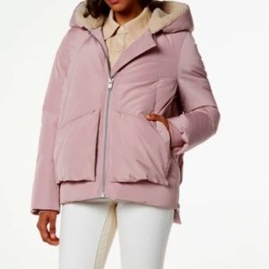 Marc New York Arcona Medium Puffer Jacket for Women, Rosewood Color